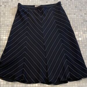 Michael Kors Silk Black Skirt